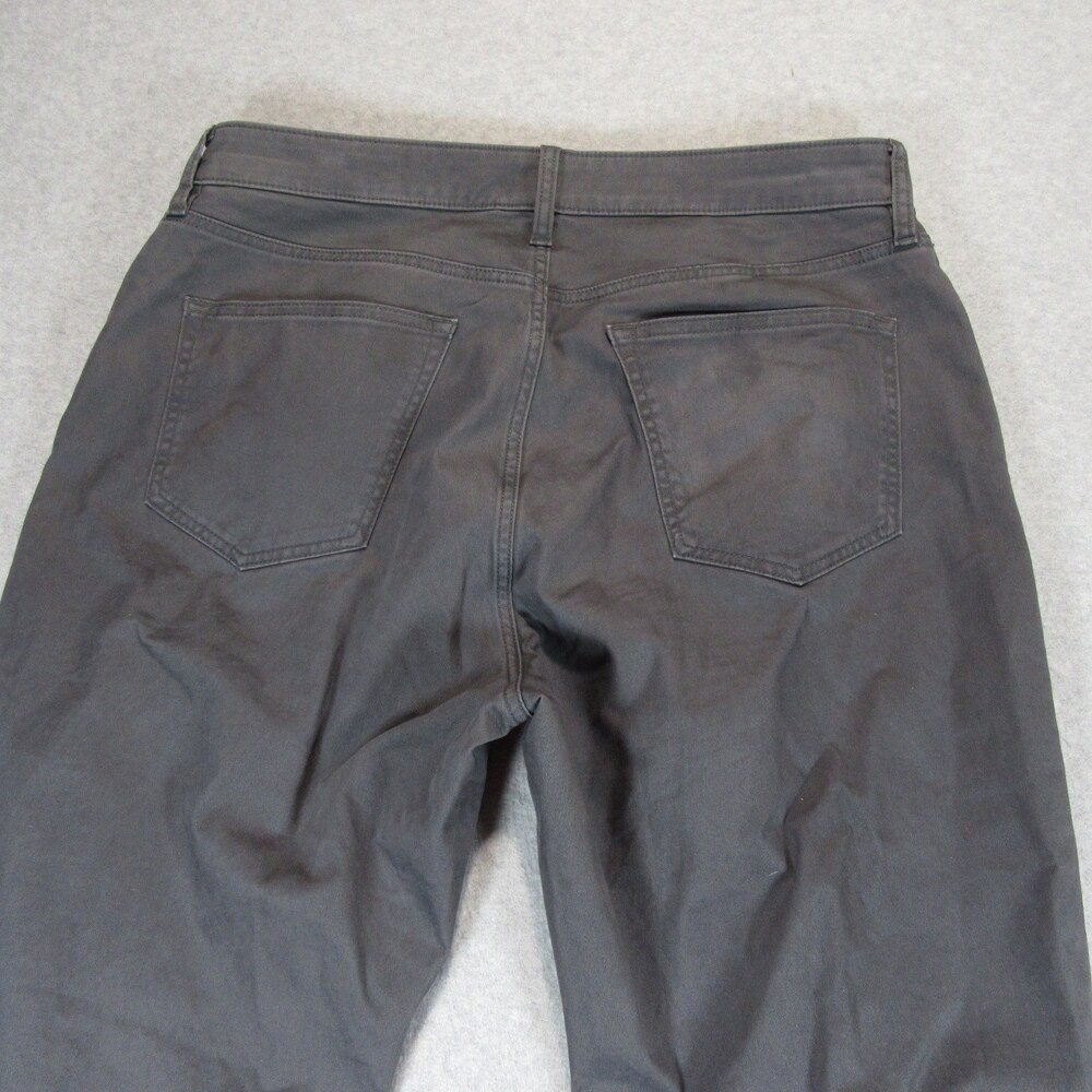 Flint And Tinder Mens Chino Pants 34 x 30 Classic Fit Gray Cotton Flat Front - Picture 4 of 9